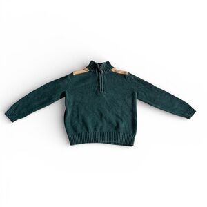 Janie and Jack Boys "Auto Club" shoulder patch sweater in Size 4